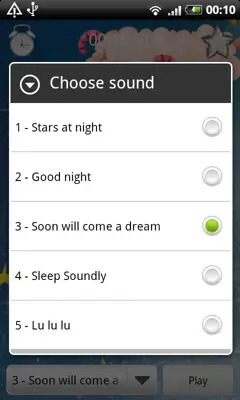 Lullaby for baby android App screenshot 3